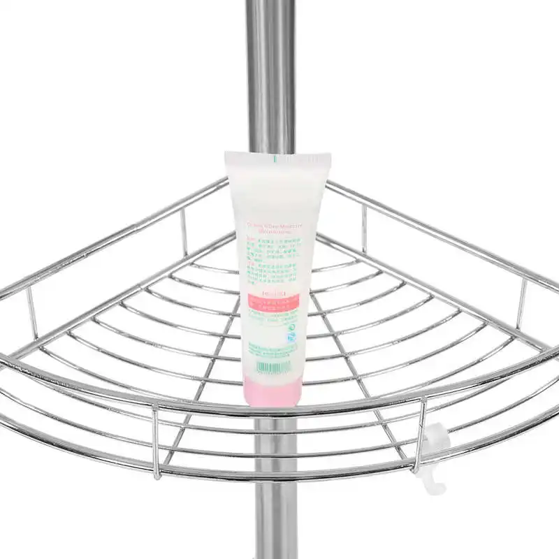 

4 Layers Bathroom Storage Rack Chrome-plated Iron Toilet Shelf Holder Organizer Bathroom Storage Rack