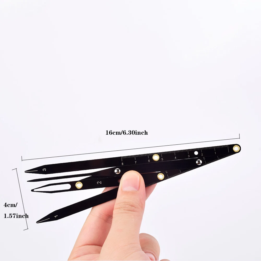 

Stainless Steel Golden Ratio Calipers Microblading Permanent Makeup Eyebrow Measure Tool Mean Golden Eyebrow Divider