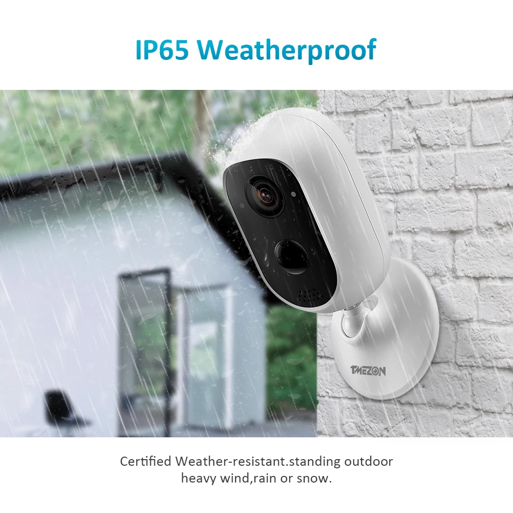 IP камера TMEZON аккумуляторная 1080P Wi Fi|Камеры видеонаблюдения| |