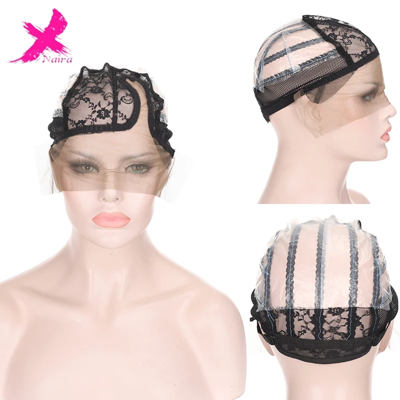

Xnaira Wig Cap for Making Wigs with Adjustable Strap on the Back Weaving Cap Glueless Wig Caps Good Quality Hair Net Black