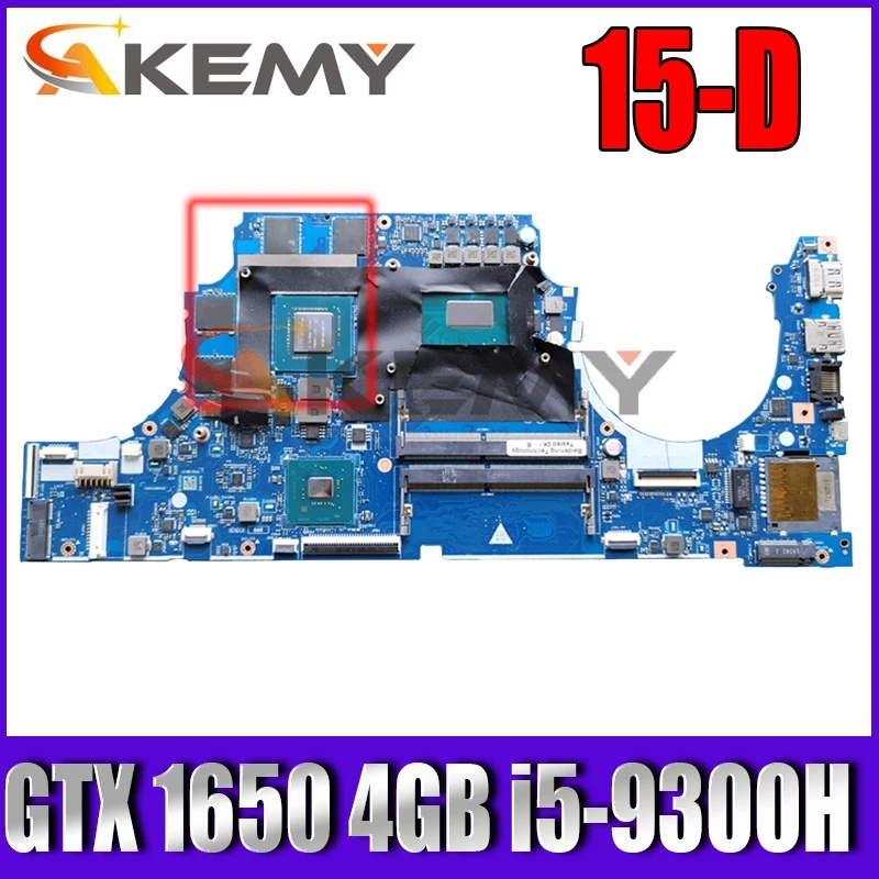 Для HP 15 D Материнская плата ноутбука L58864 601 501 001 GTX 1650 4GB i5 9300H FPC52 LA H462P 100%