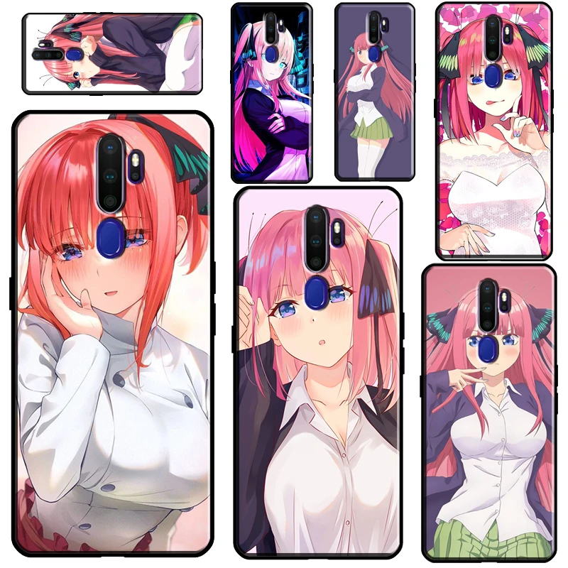 

Nakano Nino Gotoubun no Hanayome Case For OPPO A15 A83 A91 A93 A52 A72 A31 A53 A5 A9 2020 A1K A3S A5S F5 F7 Find X2 X3 Pro