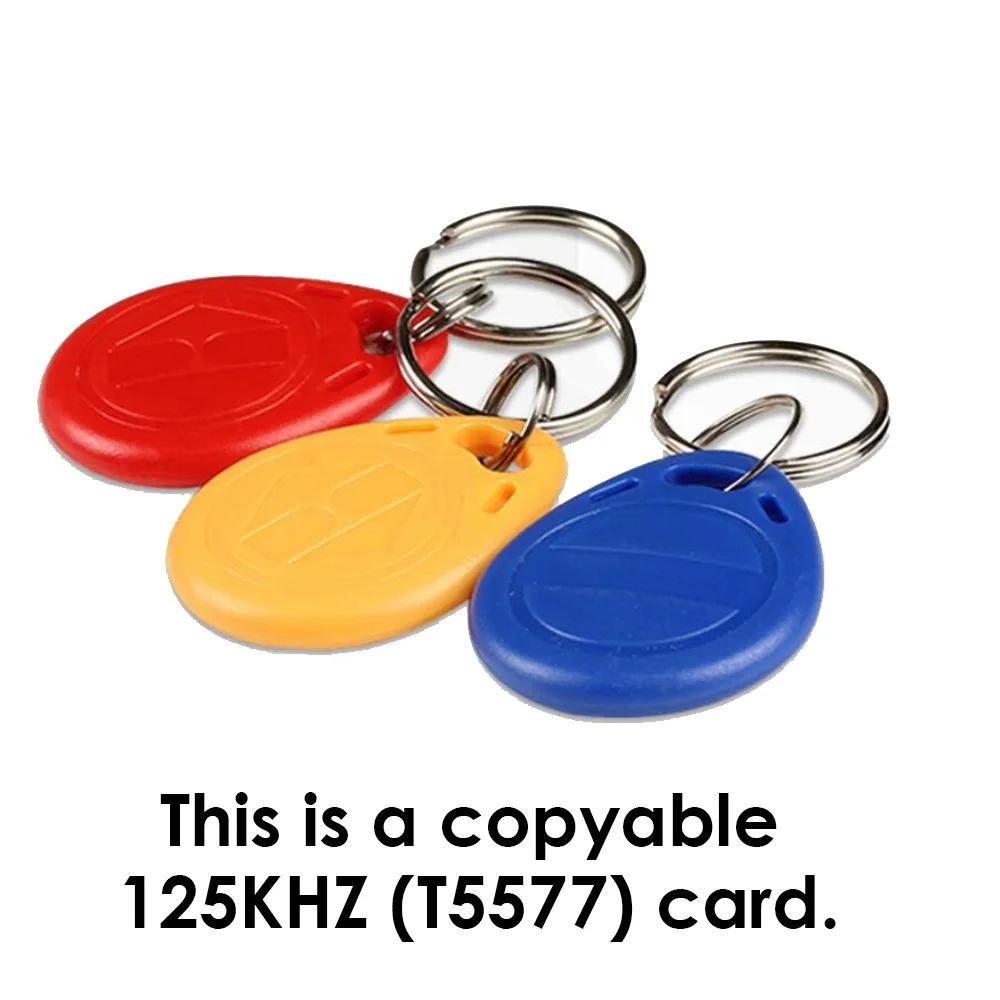 100 шт./лот T5577 копия карты 125 кГц RFID-метки Дубликатор Бесконтактный значок
