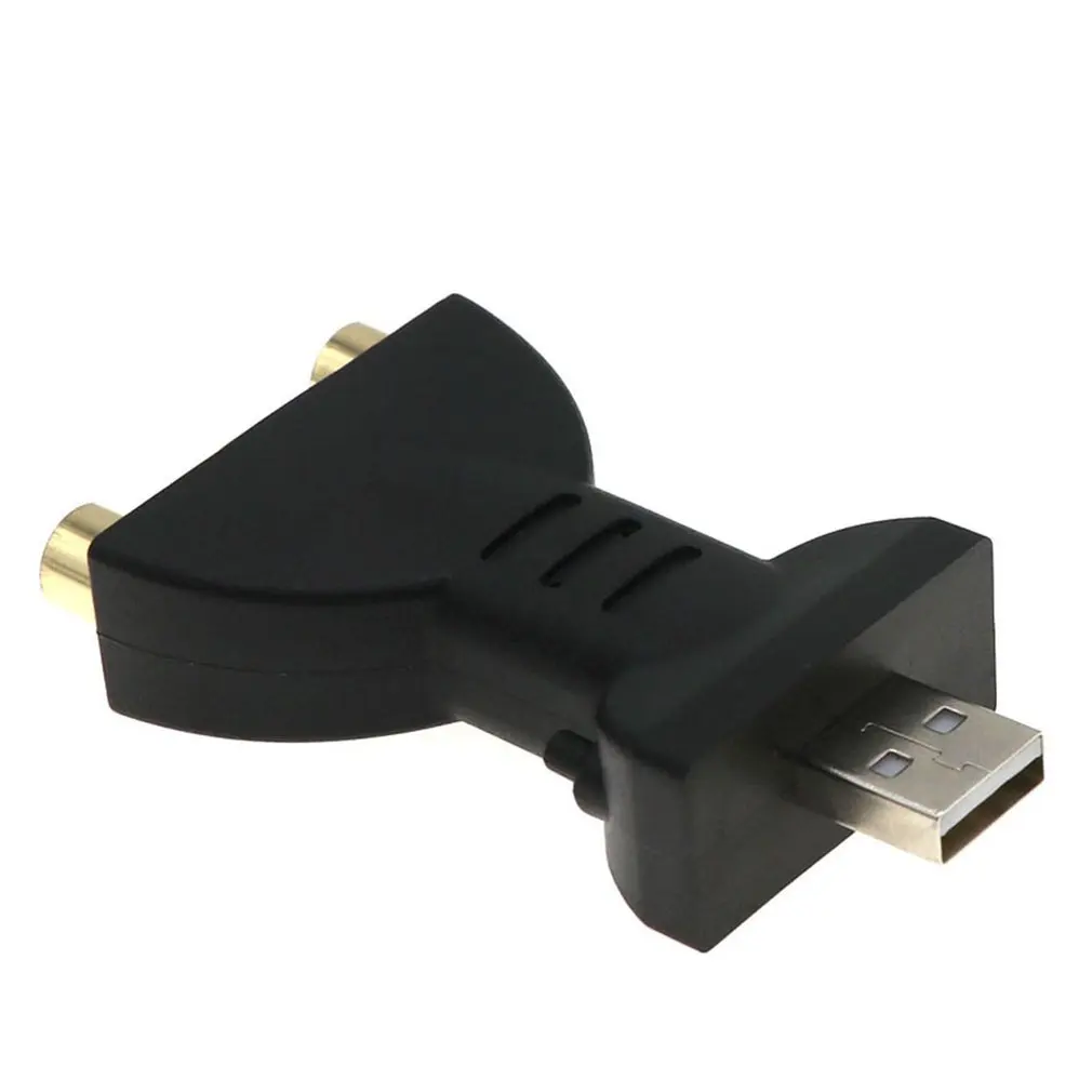 USB Gold-plated Male To 3RCA Female Audio Adapter Video AV TV Box DVD Signal Transfer Converter |