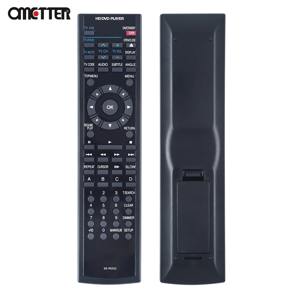 

Suitable for Toshiba DVD remote control SE-R0252 HD-A20 HD-A20KC HD-A20KU HD-A2KU HD-A2KC HD-A2W HD-A2WK