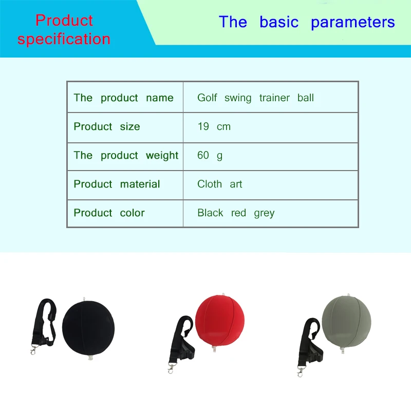 

Golf Swing Trainer Ball With Golf Smart inflatable Assist Posture Correction Training For Golfers Dropshipping New Black