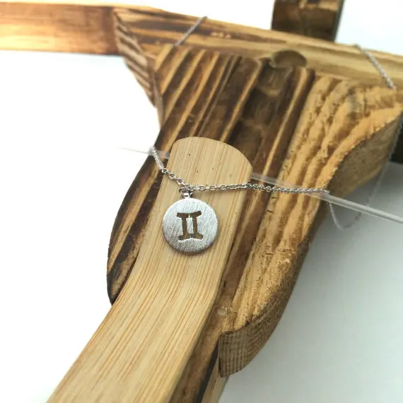 Знак зодиака Близнецы ожерелье знаки 12 Созвездие Ожерелье астрологический диск