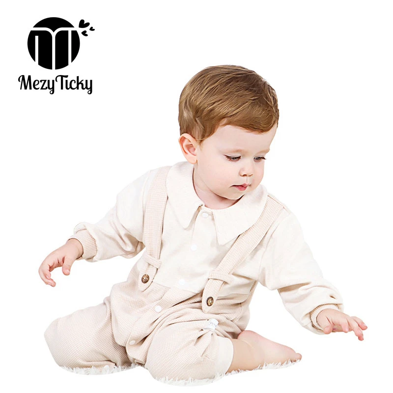 0-2 Years Children's Overalls Strap Infants Babys Toddler Cotton Rompers Crawling Clothing Newborn Boys Girls Jumpsuit Colthes | Мать и