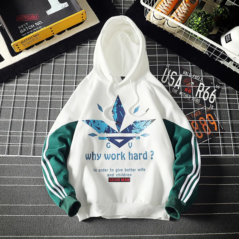 

2021 Fashion Print Loose Comfort Cotton Hoodie, Spring Couple Outdoor Street Jogging Hoodie WYA1317--WYA1326