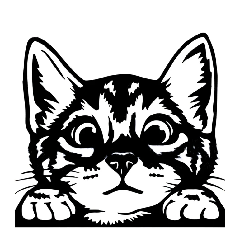 Металлический трафарет для высечки инструмент тиснения в форме головы кошки