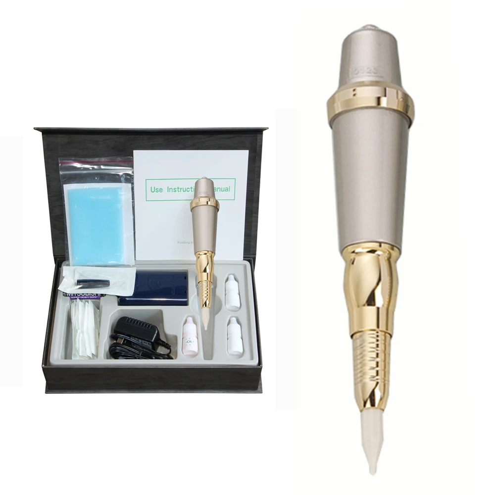 Профессиональный микроблейдинг Набор для перманентного макияжа с тату машинкой