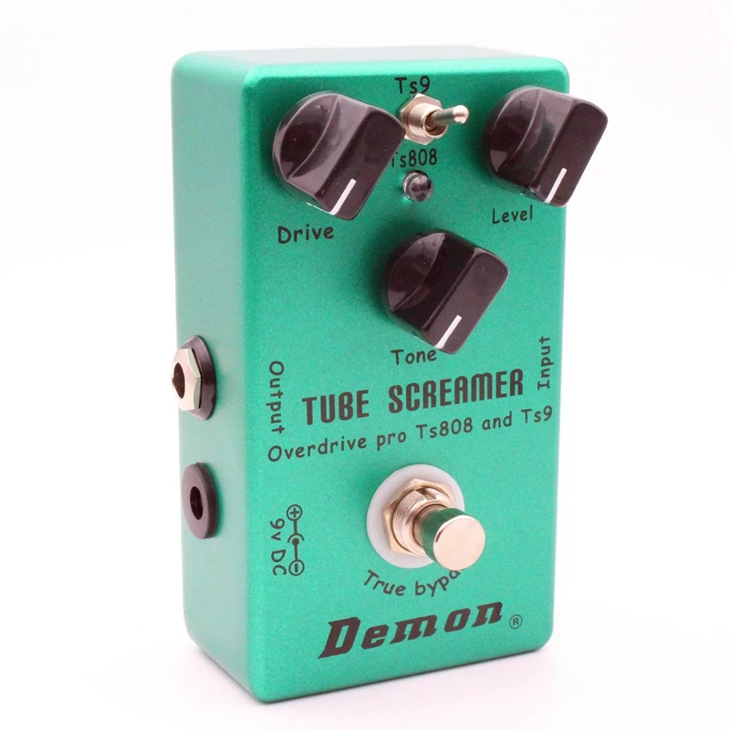 MOSKY Demon TS808 трубчатый стягиватель Overdrive Pro винтажная педаль эффектов для