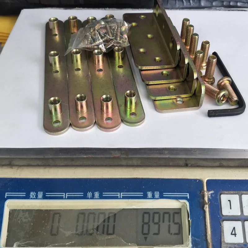 1 Набор = 4 шт. тяжелых крепежных петель для кровати | Обустройство дома