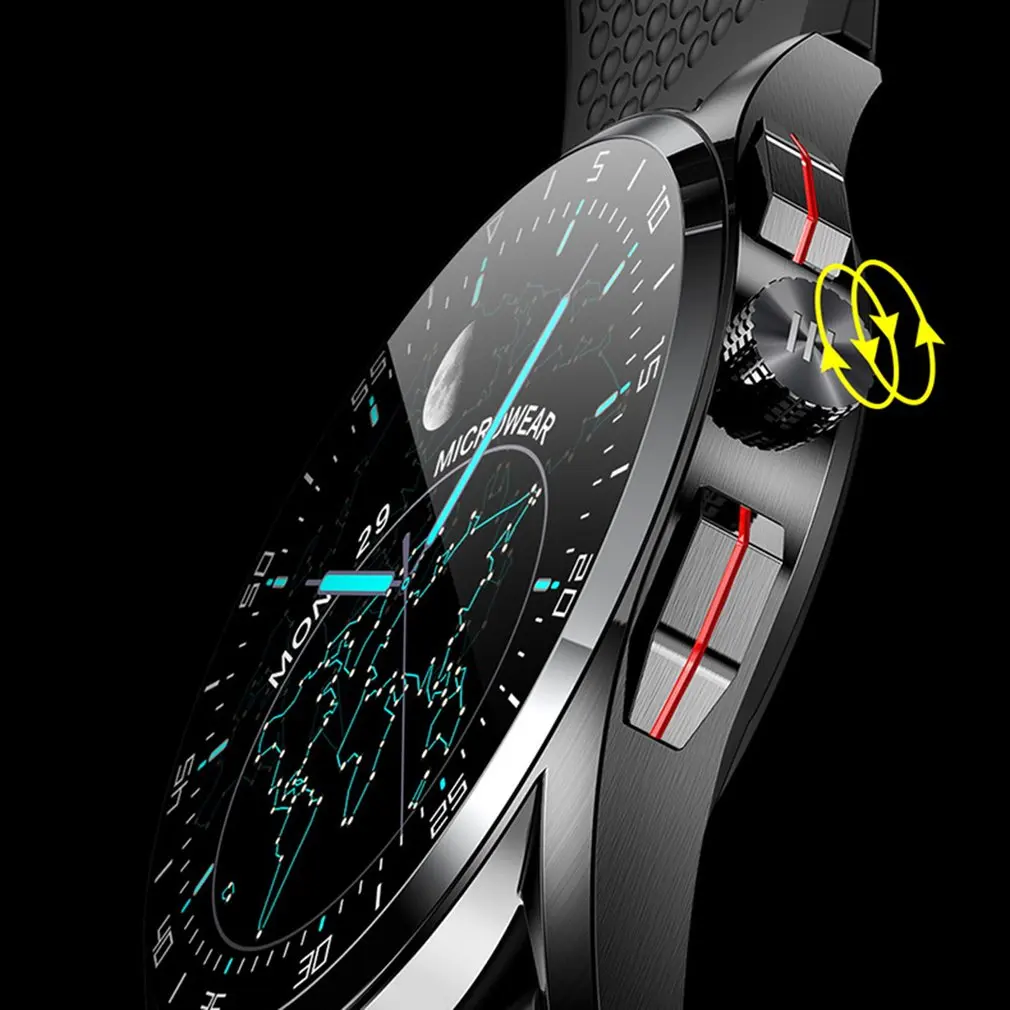 

M3 IP68 Waterproof 1.3 Inch Men's Sports Smart Watch Rotation Button Wireless Communication Durable Watch