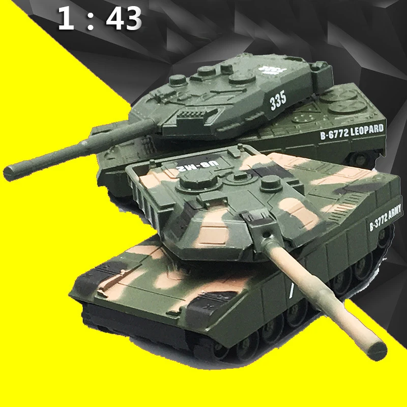Симуляция Военный танк модель 1:43 сплав маленький Американский M1A2 немецкий