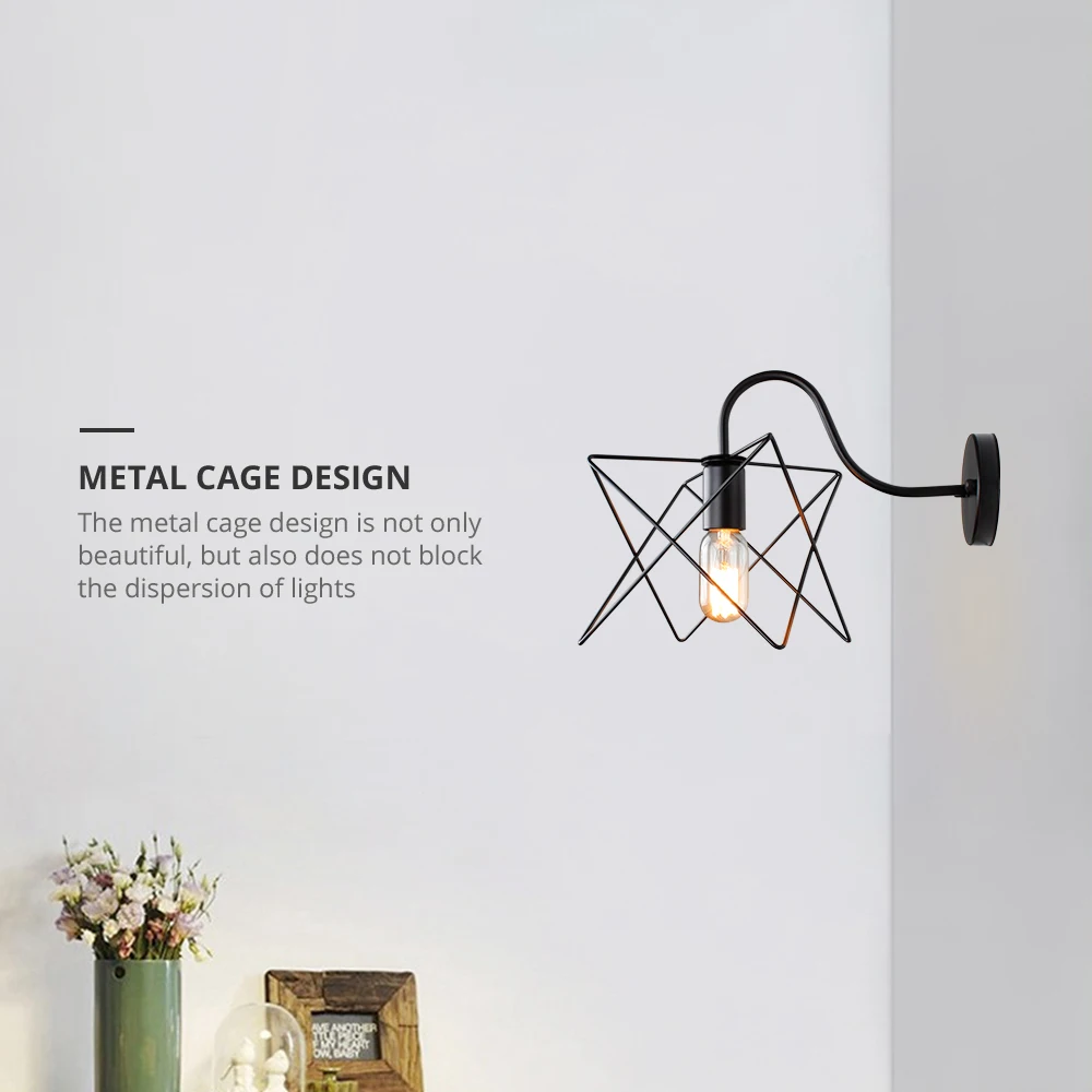 Подвесной светильник абажур для лампы защитный зажим металлическая клетка