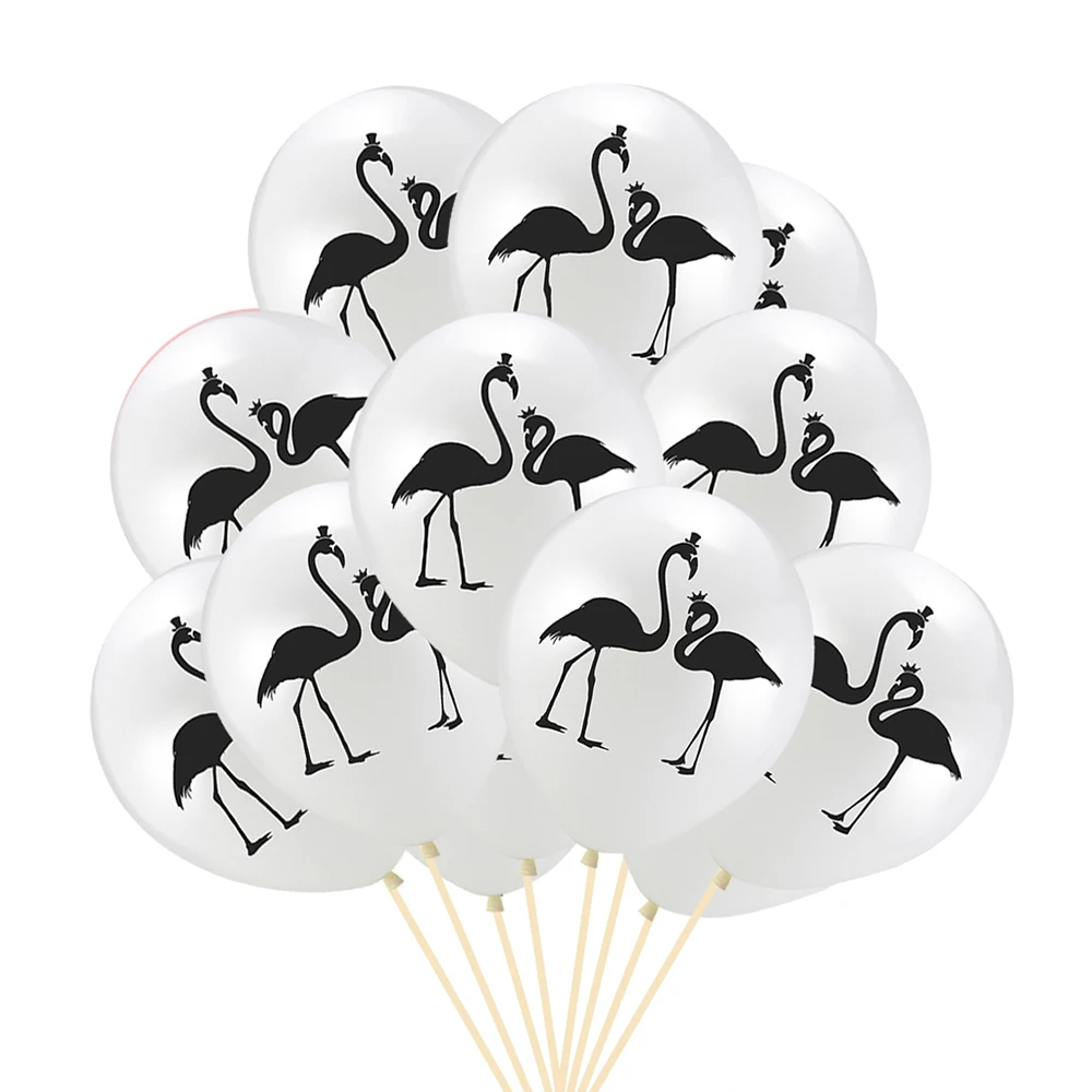 

12inch Summer Party Balloons Latex Flamingo Bikini Printed Balloons Summer Birthday Party Decorations Hawai Party Decoration