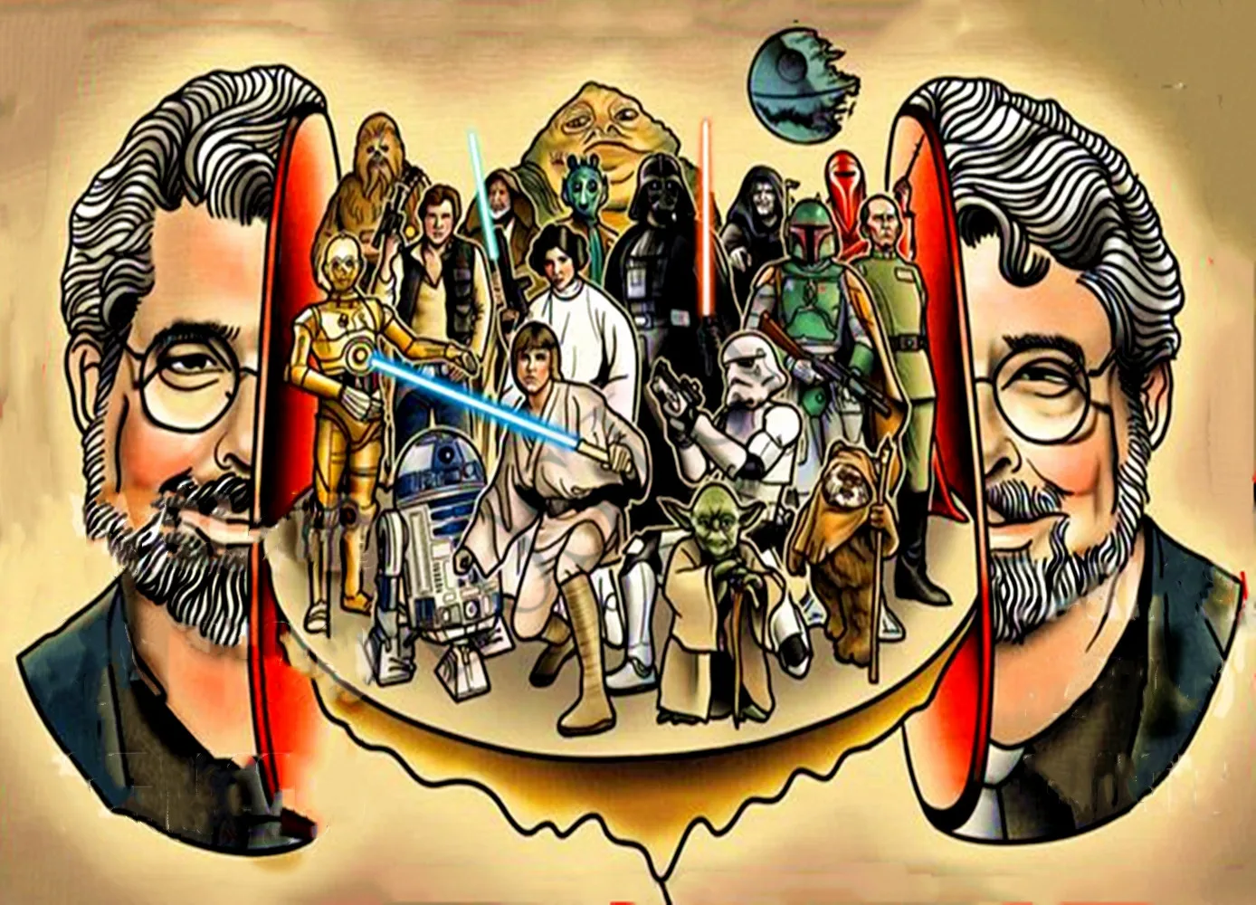 Винтажная Татуировка дизайн кино плакат настенное Искусство ретро крафт-бумага