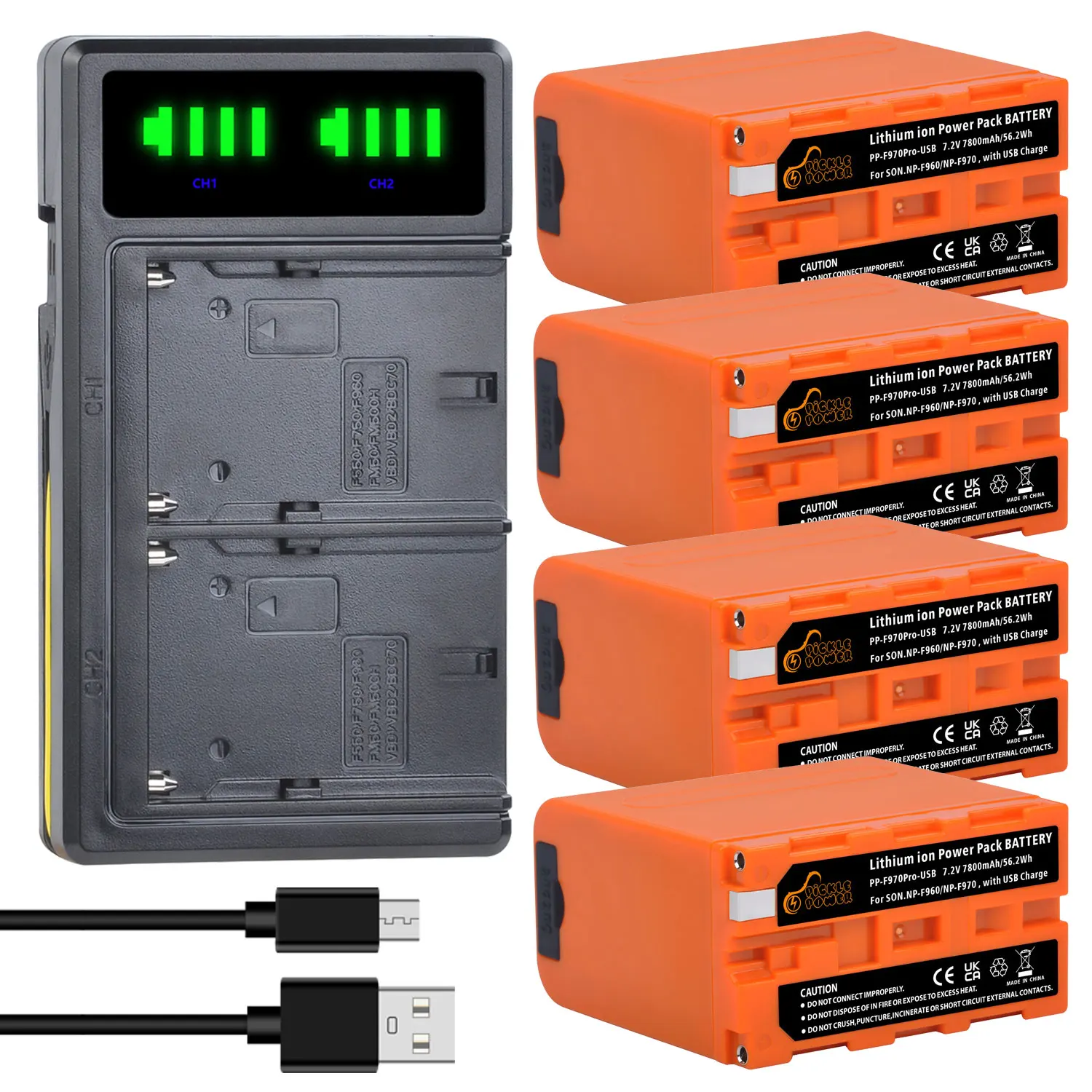 Аккумулятор NP-F960/F970 7800 мАч для Sony CCD-TRV58 TRV110K TRV26E HVR-Z1 V1J L50 HVR-V1J