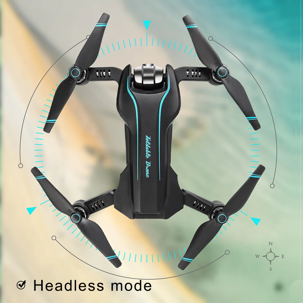 Дрон с дистанционным управлением 4k двойная камера HD бесголовый оптический поток