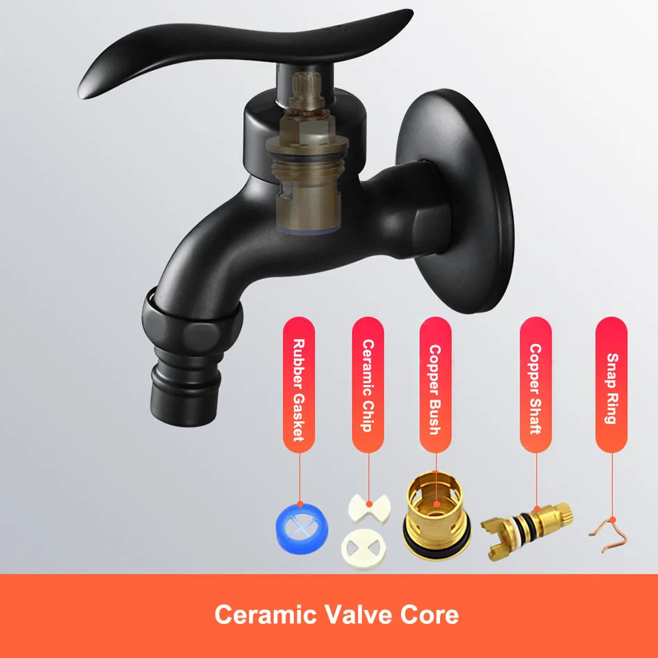Удлиненный настенный кран для стиральной машины Швабра Смеситель бассейна