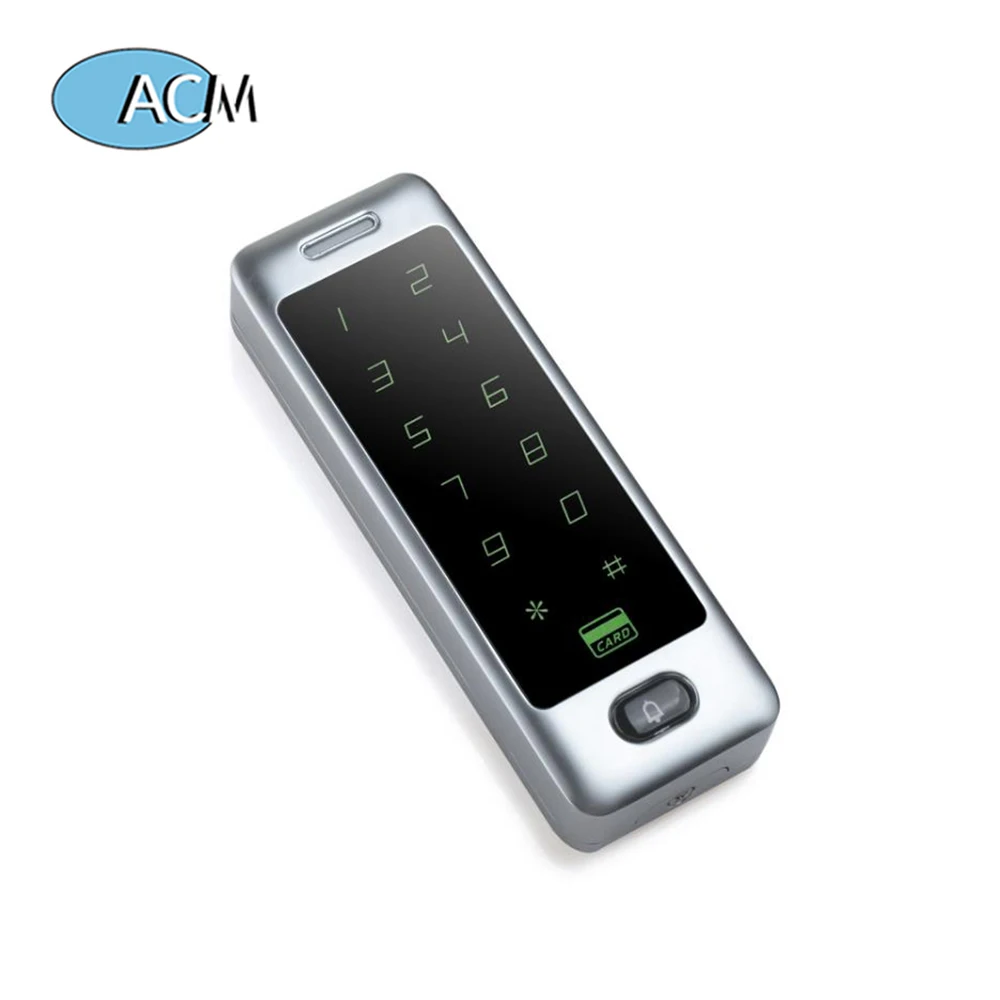 

Водонепроницаемая RFID-клавиатура IP65 с управлением доступом, устройство считывания карт EM, сенсорная металлическая клавиатура с дверным зво...