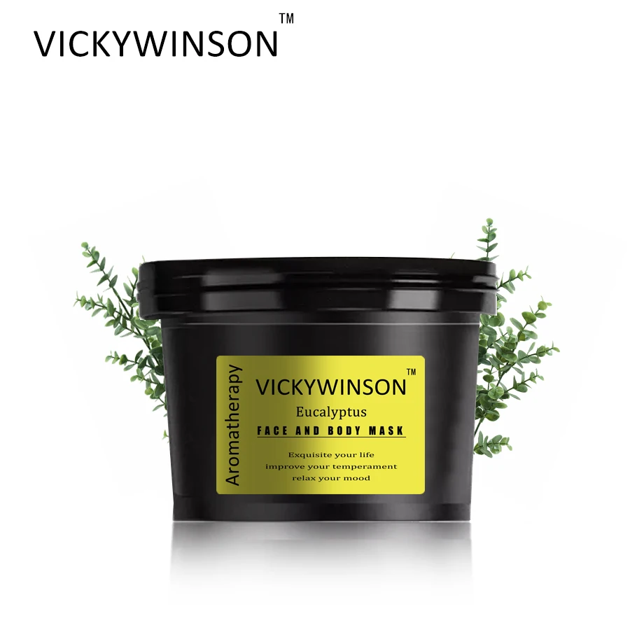 

VICKYWINSON Eucalyptus Aromatherapy scrub 50g Exfoliating Gel Body Scrub Cream scrubs& bodys treatments Skin Whitening Go Cutin