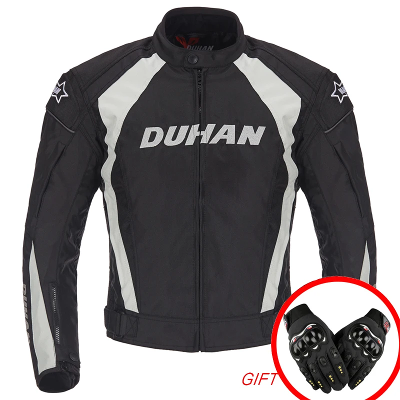 

DUHAN Motorcycle Winter Jacket Men's Warm Moto Jacket Protective Gear Armor Motorbike Clothing Riding cloth pants