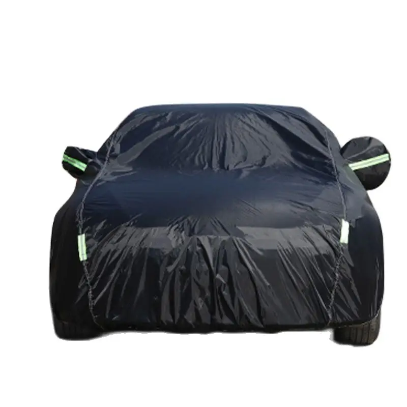 

Полное покрытие автомобиля из серебристой ткани 180T, чехол для дома и улицы, защита от солнца, пыли, защита от УФ, устойчивость к царапинам, ун...