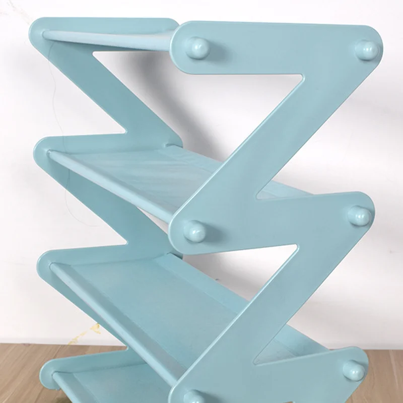 Многослойная полка для обуви из нержавеющей стали простой нетканый стеллаж