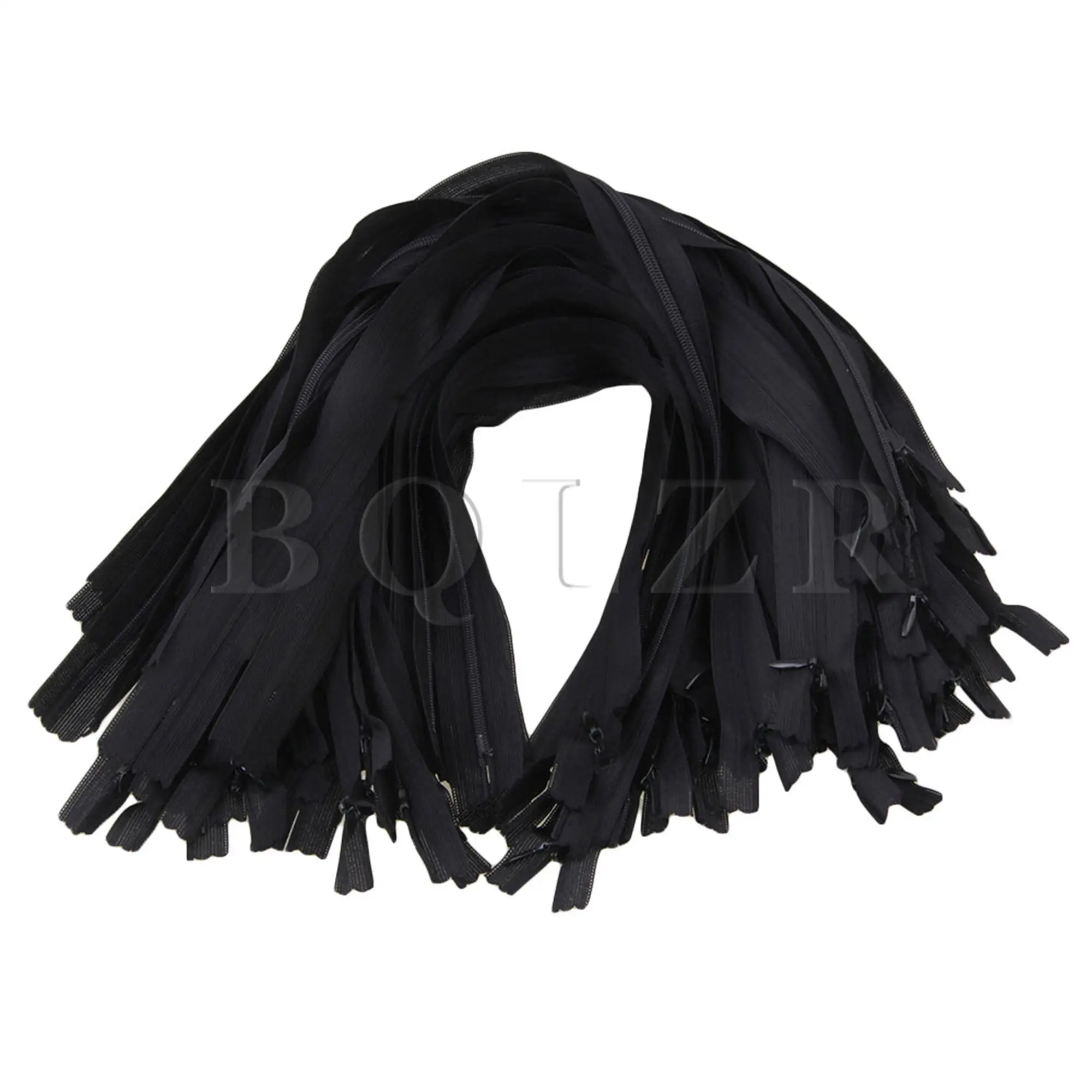 

50PCS 18" Nylon Invisible Zipper for Sewing Bulk Hidden Zipper Supplies