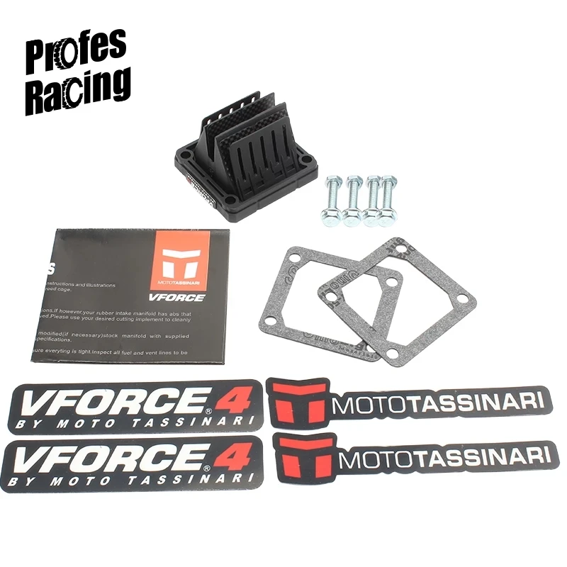 

Motorcycle V-Force 4 V4144 Reed Valve Carbon Fiber Reed Valve Kit For Banshee 350 RX135 RXZ135 YZ125 DT175 Yamaha YFZ350 YFZ 350