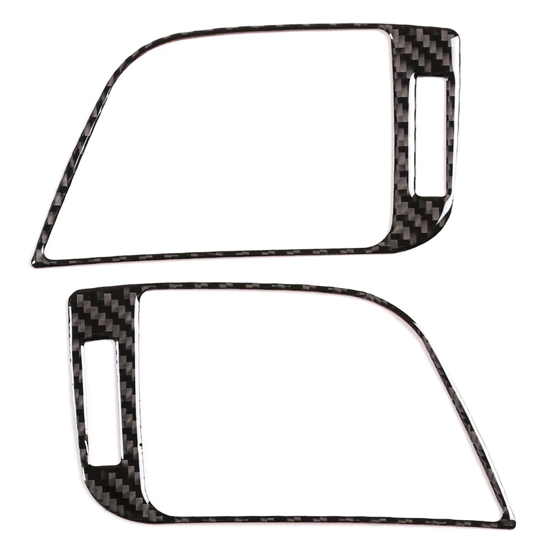

2Pcs Carbon Fiber ABS Central Control Dashboard Side Air Outlet Trim for Nissan Sylphy 2016-2019 Decoration Stickers