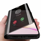 Умный зеркальный Чехол-книжка с подставкой для телефона samsung galaxy s20 plus s10 note 10 lite s10e, чехлы для samsung s20plus, note10, чехол