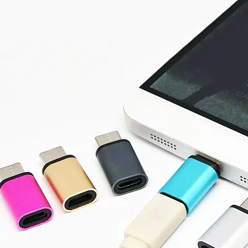 Адаптер Type C USB к Micro кабель из сплава штекер гнезду типа переходник разъем для