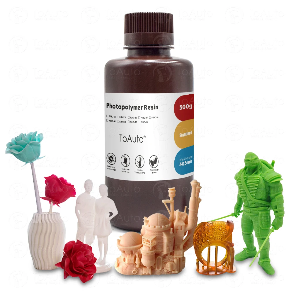 

405nm Standard Photopolymer Resin for LCD 3d printer 3D Rapid Resin UV-Curing 3D Printing