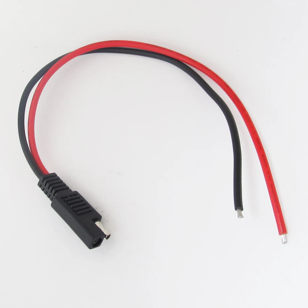 

1 шт. 30 см SAE DC Power автомобильный кабель 14AWG провод красный + черный