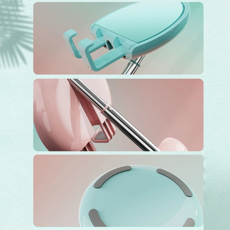 

Light Portable Cell Phone Stand Stretching Beauty Mirror Bracket Phone Holder Rack for Smartphones and iPad