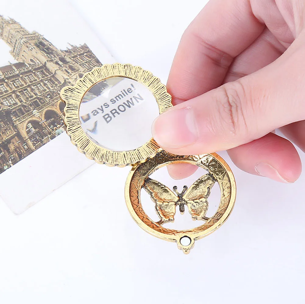 2018 художественное увеличительное стекло кабошон ожерелье винтажное Ретро