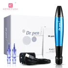 Ручка Derma Dr. Pen A1 с 5 уровнями регулировки, электрический инструмент для ухода за кожей, шрамы, морщины, растяжки