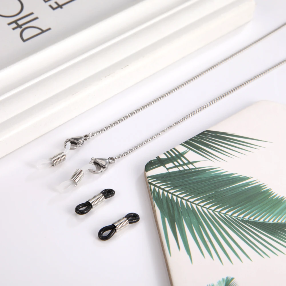 Skyrim Цепочка для очков мужчин и женщин простой шнурок из нержавеющей стали