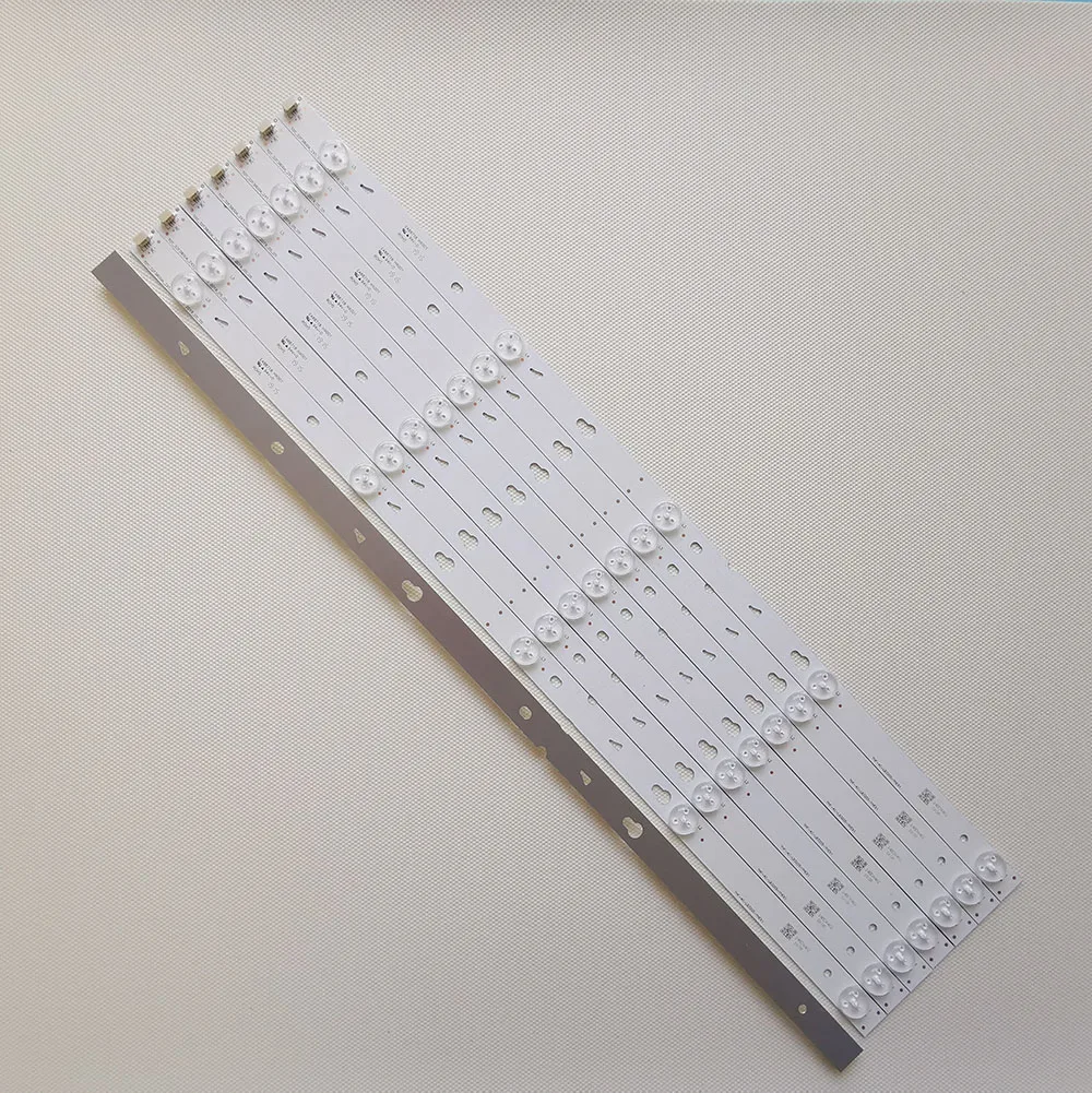 

8PCS/set 57CM 5 LEDs New LED Strip for TCL 55" TV LED Strip TCL D55A710 D55A810 TOT_32F3800A_2X5_3030C_V3
