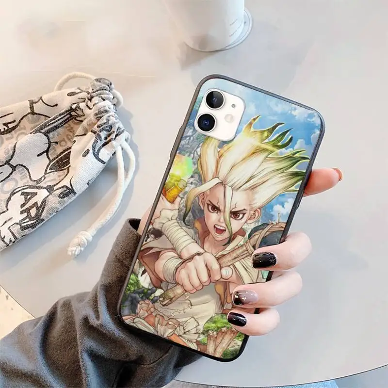 

Dr.STONE Phone Cases for iPhone 11 12 mini pro XS MAX 8 7 6 6S Plus X 5S SE 2020 XR