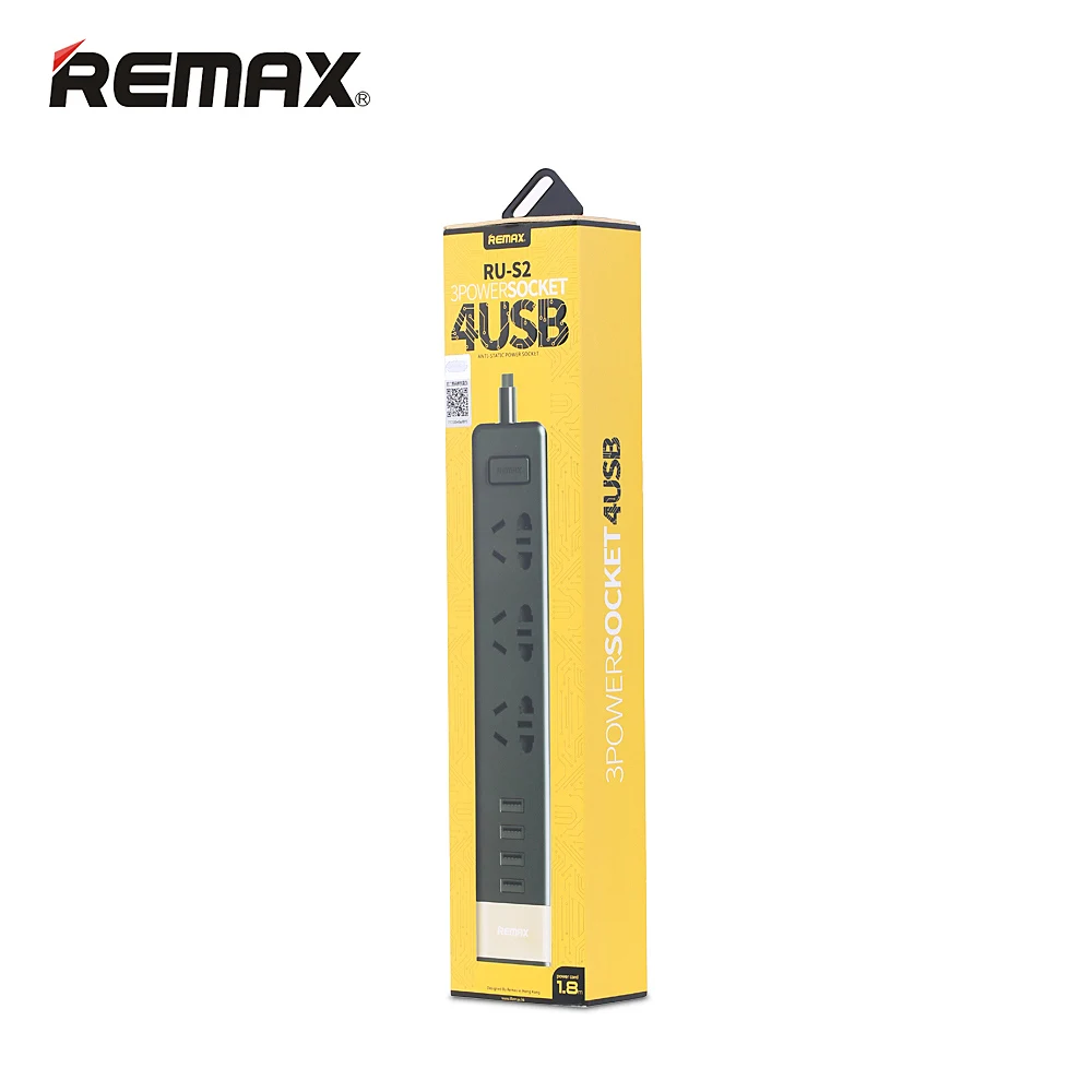 Remax Мощность розеток 2 м кабель-удлинитель 3 клеммной колодкой универсальная 4 USB