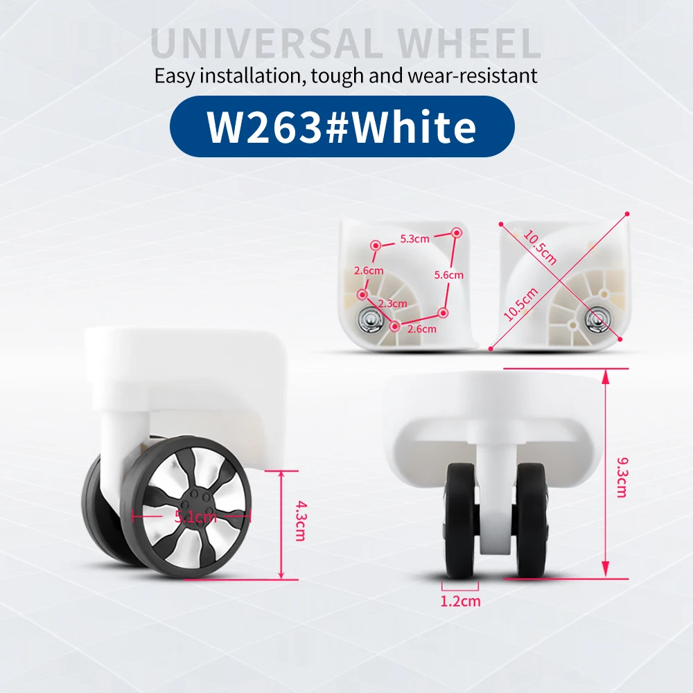 TANGYIPIN YT-Ao7 Trolley wheel travel suitcases replace luggage casters universal accessories colored high-quality mute wheels