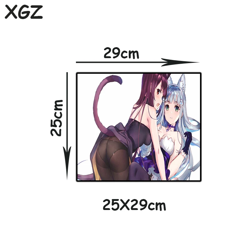 XGZ коврик для мыши ноутбука мультфильм большой размер швейная сексуальная