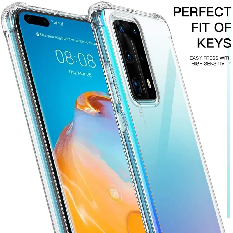 Супертонкий мягкий чехол для Huawei P Smart 2021 P30 P40 Lite E Y5P Y6P Y7P Y8P Y6S Y8S Y9S Y7A Honor 10i 10 10X 9X 9A 9S