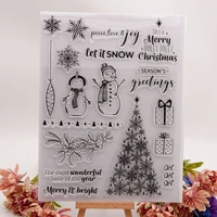 2022 scrapbook dies arrivals clear stamps and dies rubber stamps for card making wax silicone silicone stamp christmas snowman
