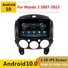 Автомагнитола 2 Гб ОЗУ Android для Mazda 2 2007 2008 2009 2010 2011 2012, радио-навигация, GPS, мультимедийный плеер, головное устройство