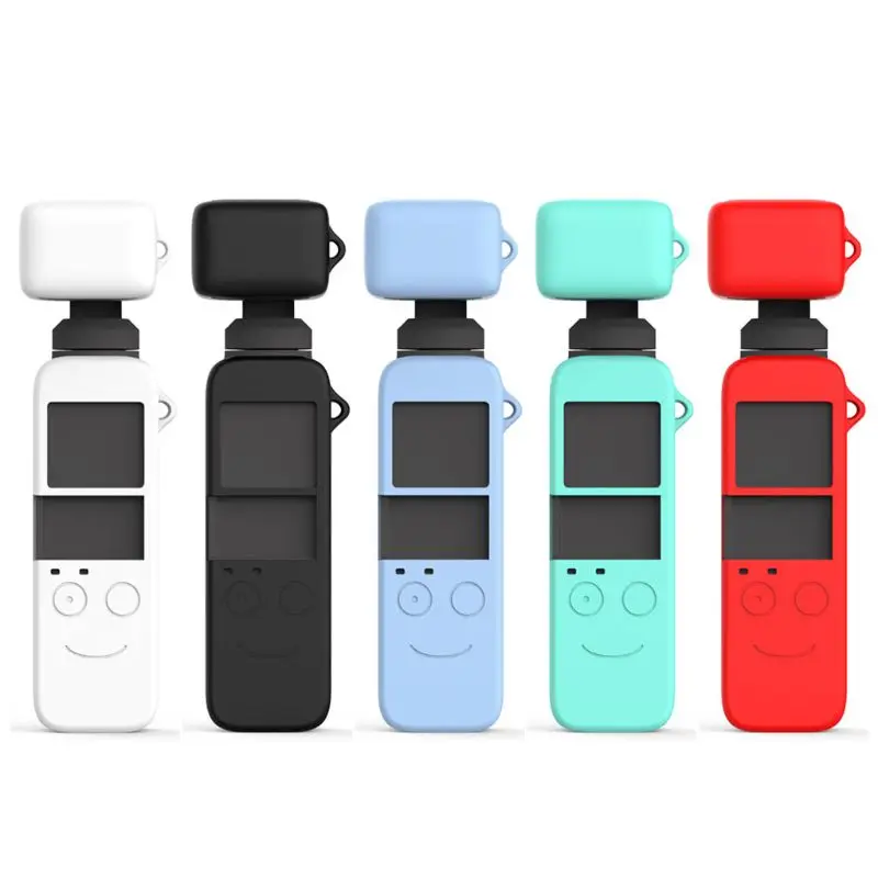 

1Set Soft Silicone Case Protective Cover Lens Housing Skin Shell for dji Pocket Gimbal Camera Accessories Kit